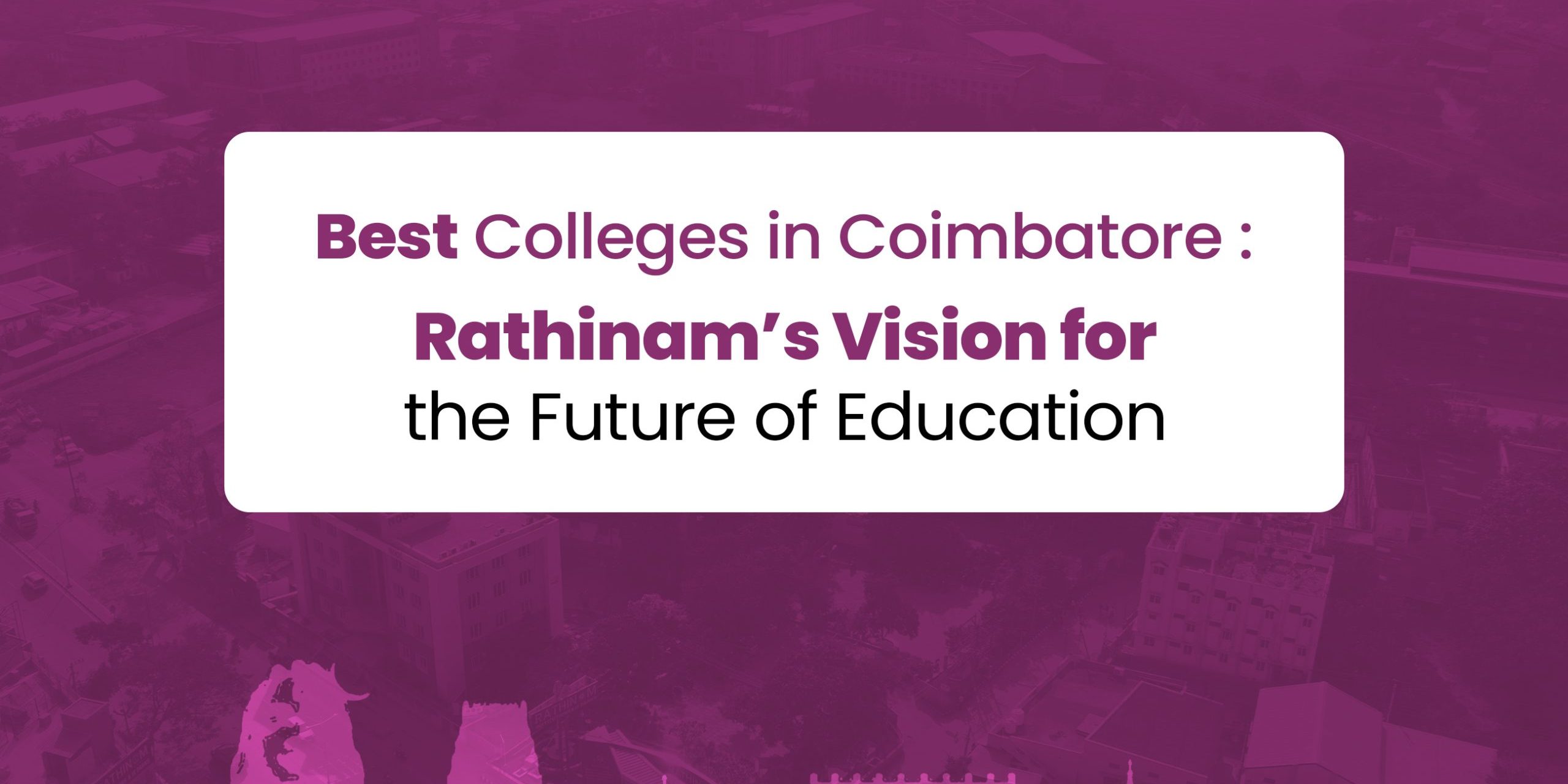 best colleges in coimbatore